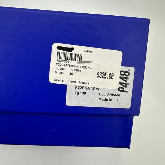 P448 New in Box Skate Prisma Sneaker High Top Gold Metallic // 36 - Picture 16 of 16